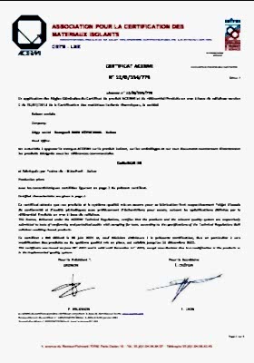 Acermi Certificat CelluBOR
